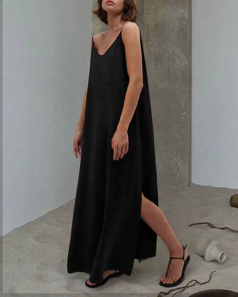 The Effortless Breeze Maxi Slip Dress