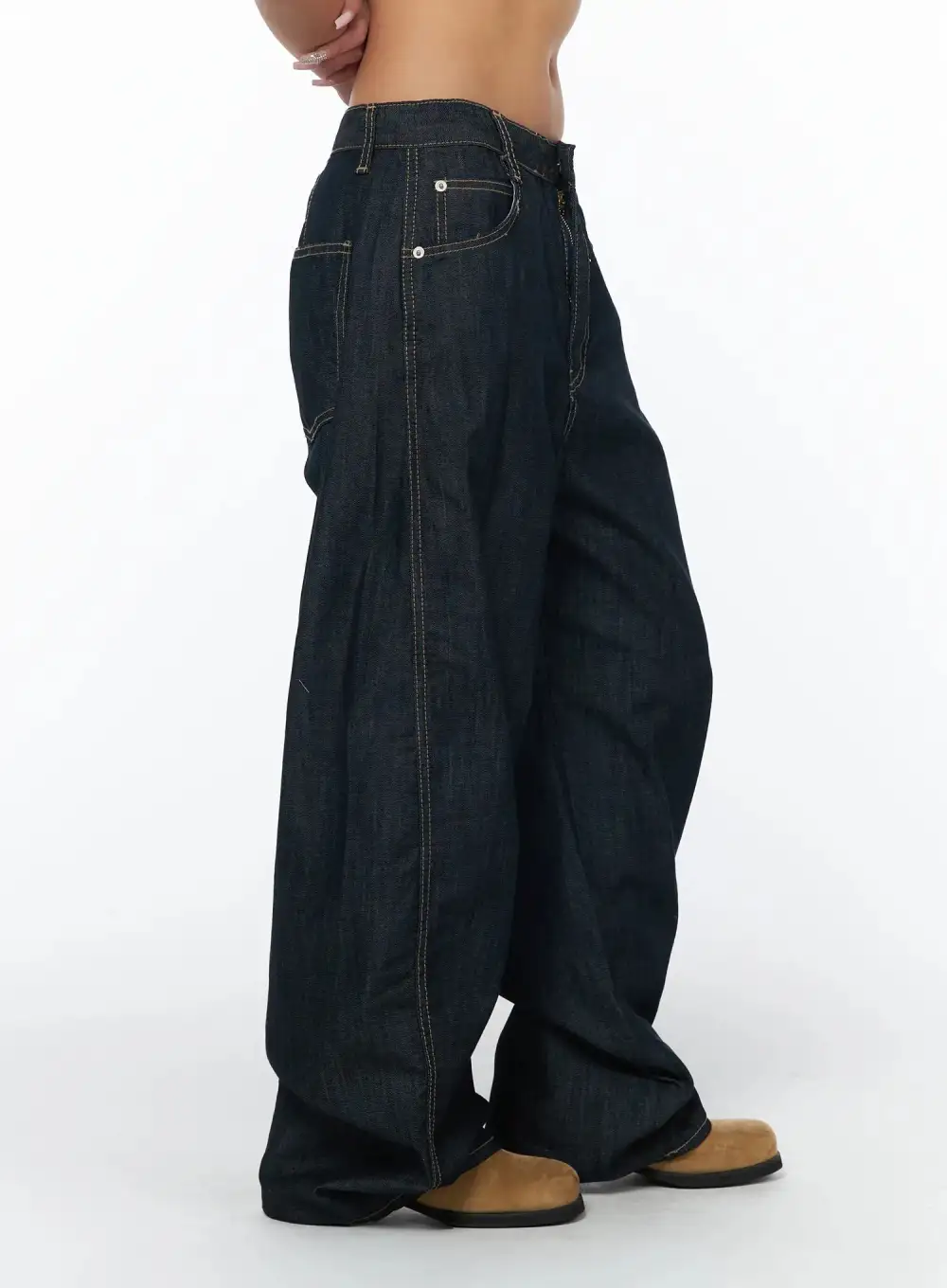 Vintage Style Baggy Jeans