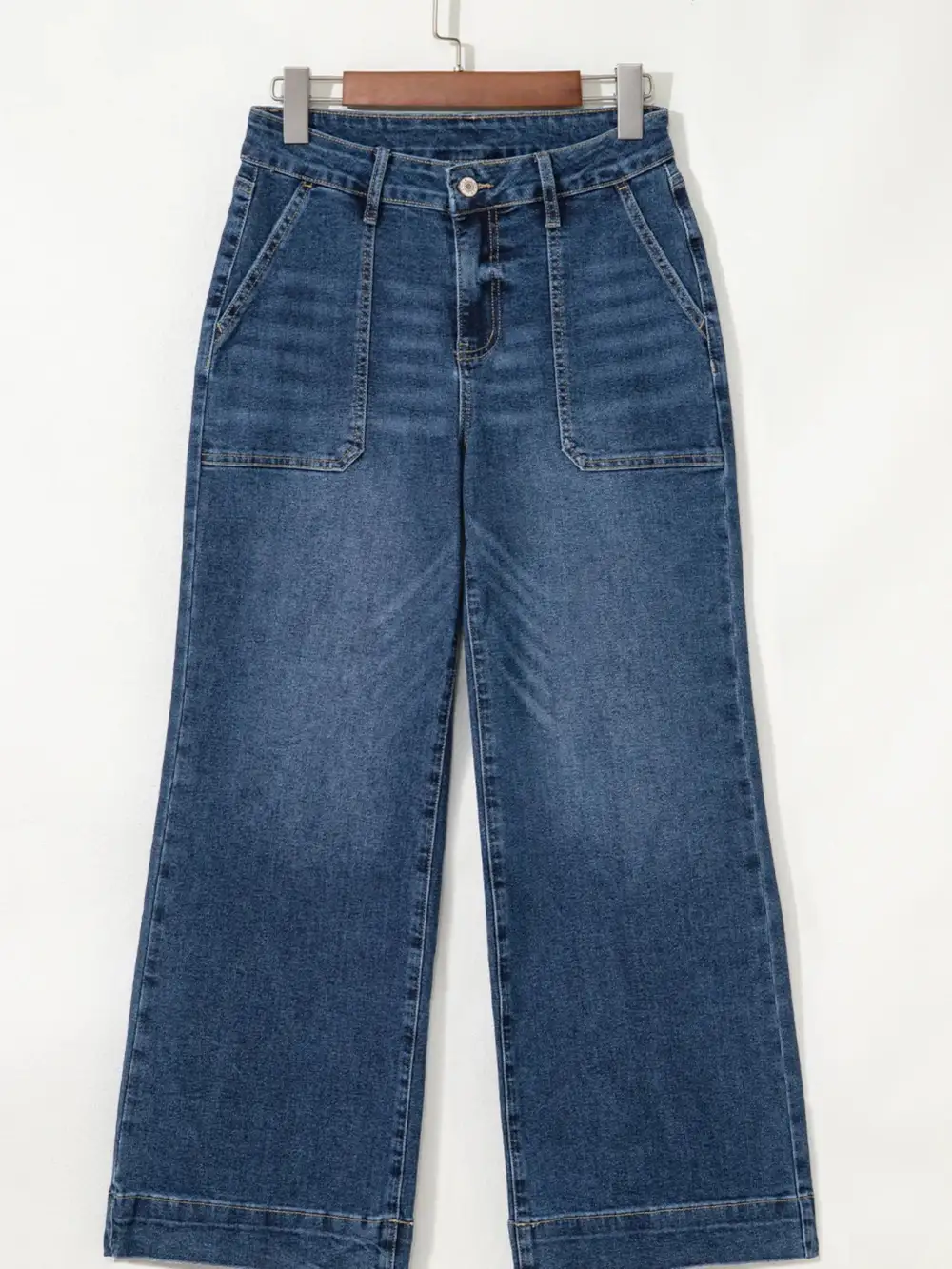 Neat Finish Utility Detail Denim Jeans