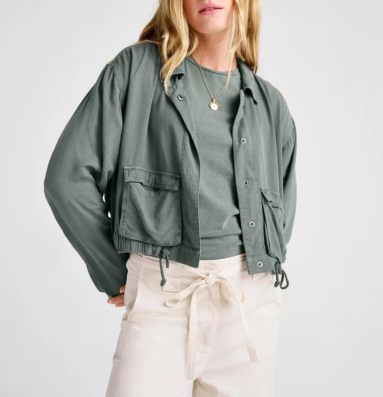 Textured Relaxed Gentle Jacket