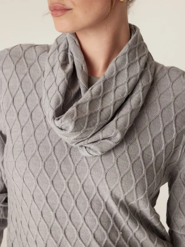 Ladies' Thick Plain Knitted Scarf