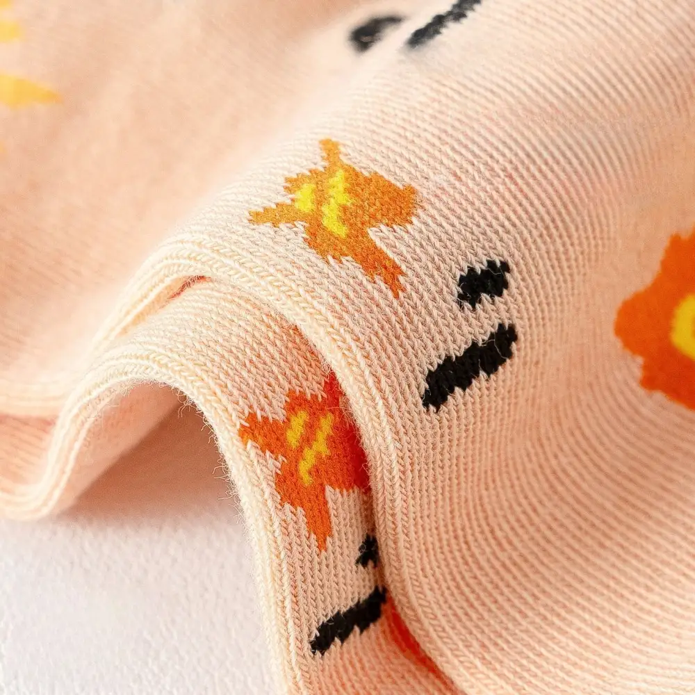 Cat Graphic Crew Socks