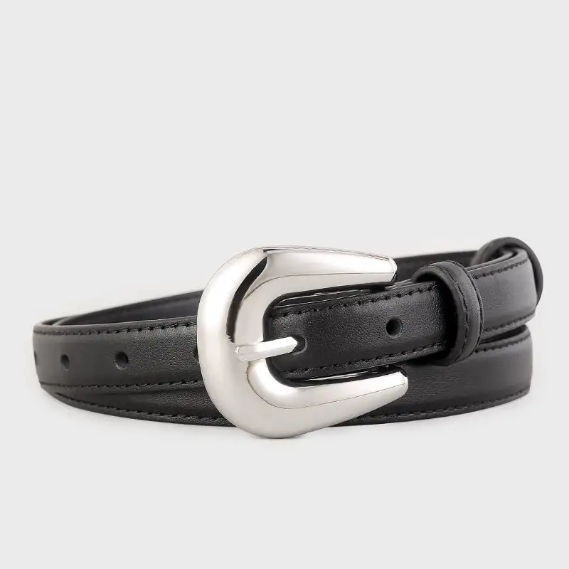 Minimal Statement Buckle Waist Belt