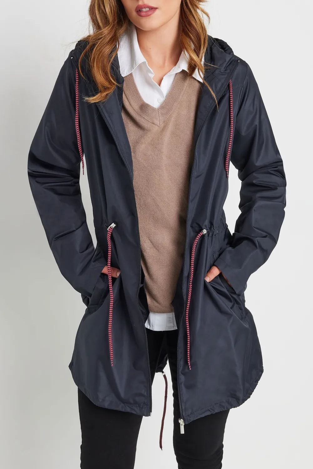 Black Formal Maxi Daily Coat