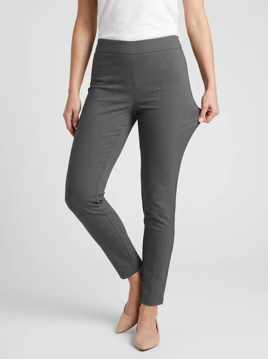 Classic Mid-Rise Stretch Women's Stretch Mid-Rise Pants