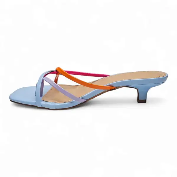 Brat Knotted Thong Mini Kitten Heel