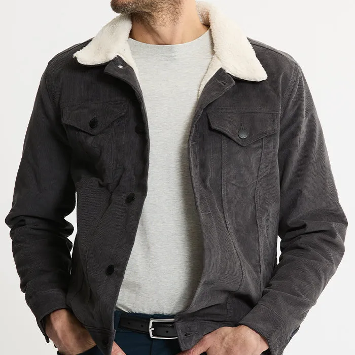 Sherpa Lined Corduroy Trucker Jacket