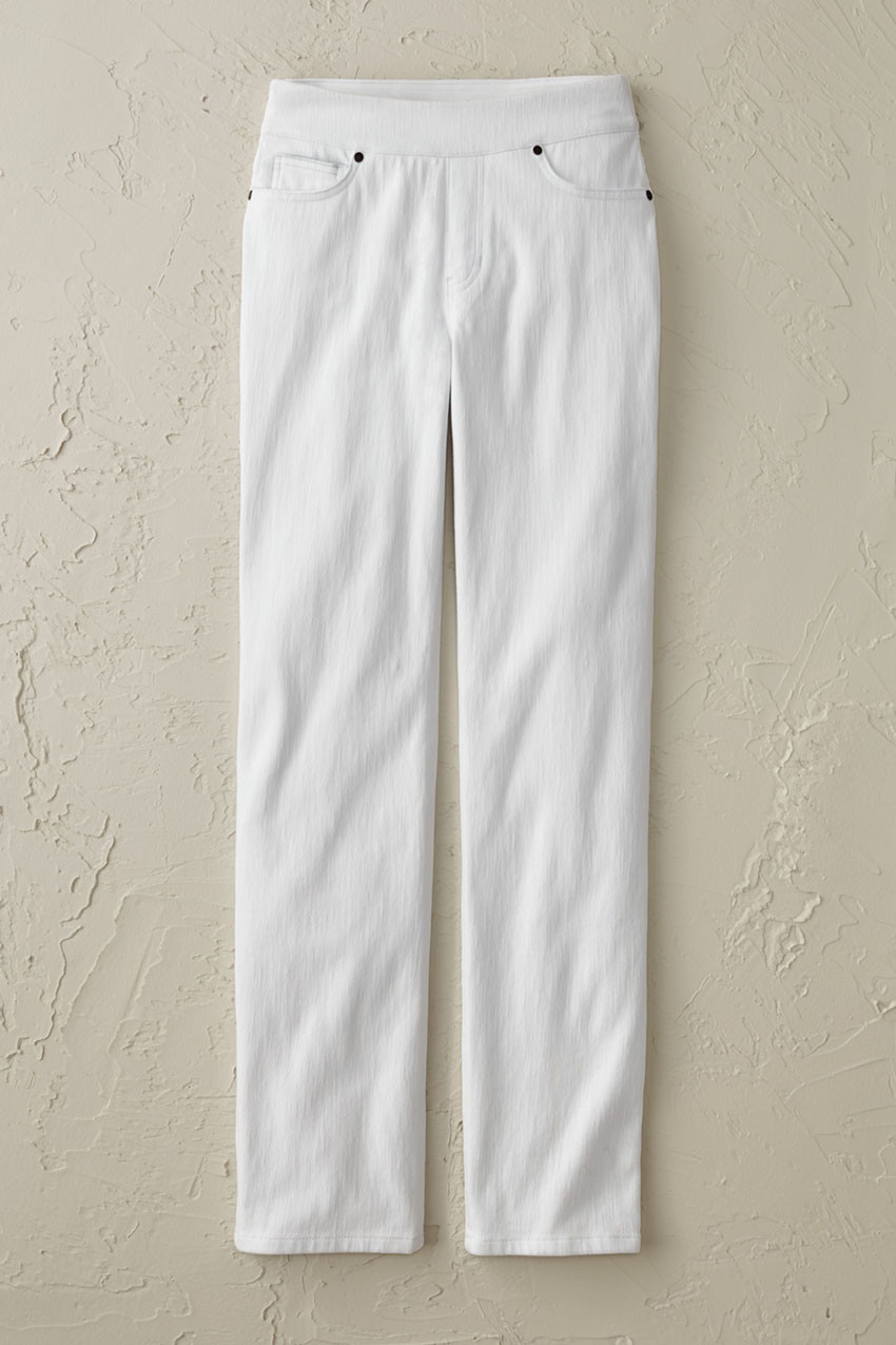 Knit Denim ShapeMe® Slim Leg Jeans