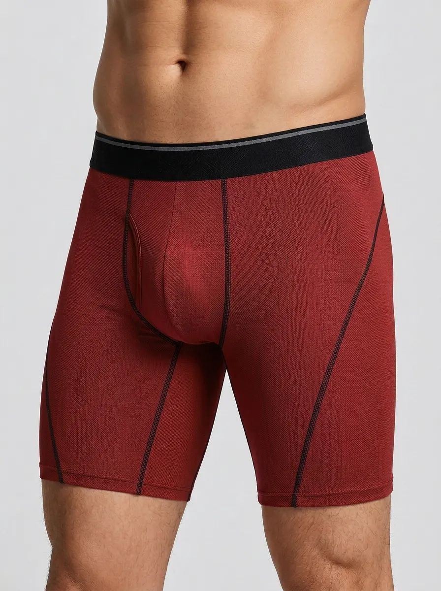 Men's Charcoal Grey Athletic Boxer Briefs
