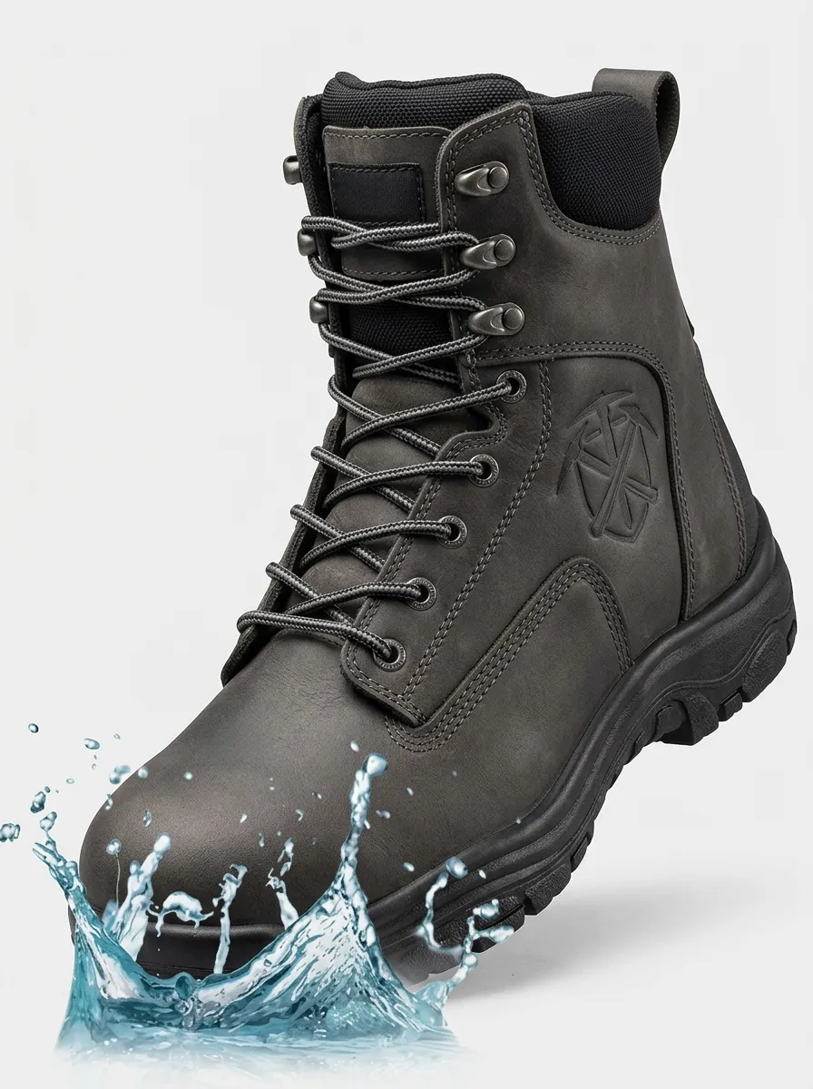 Men's Outdoor Waterproof Tactical Graphic Detail Work Boots