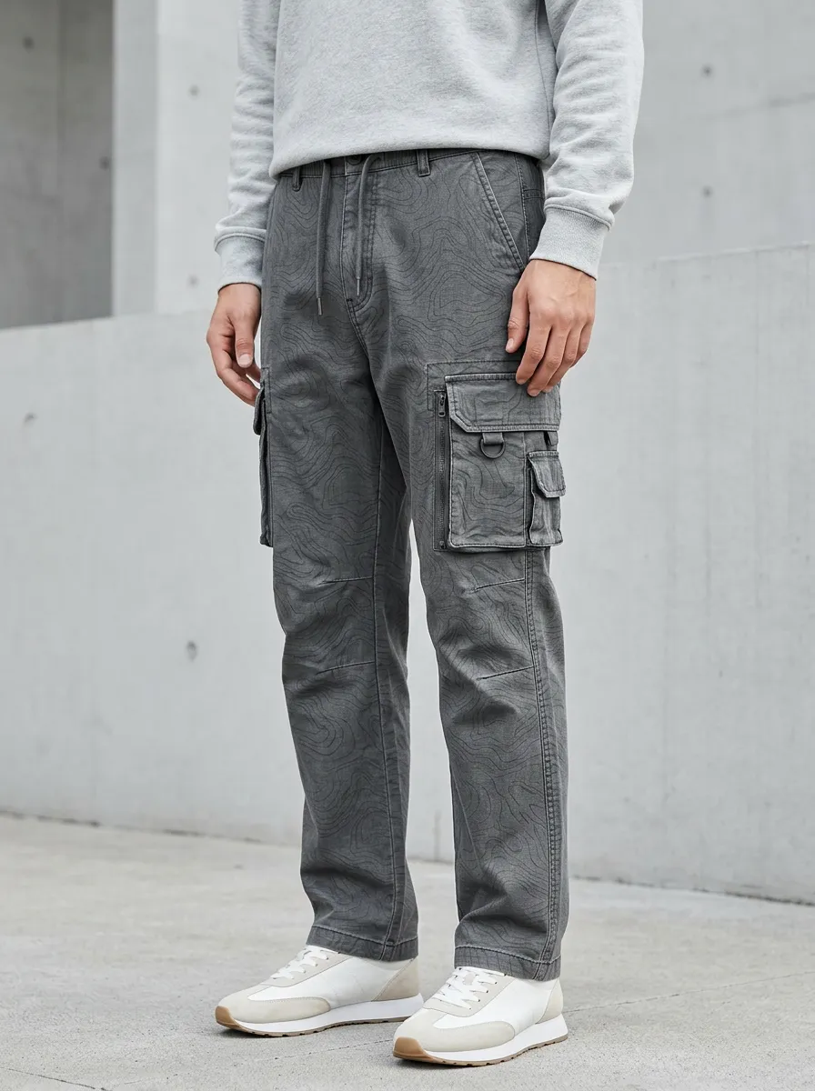 Men's Topographic Cargo Pants