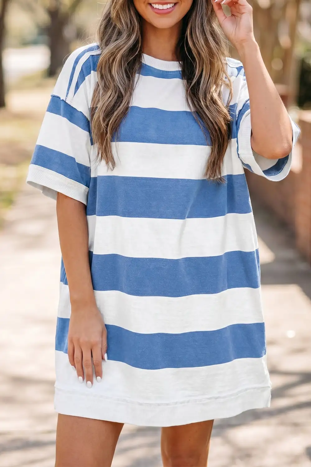 Women's Striped Casual Dress