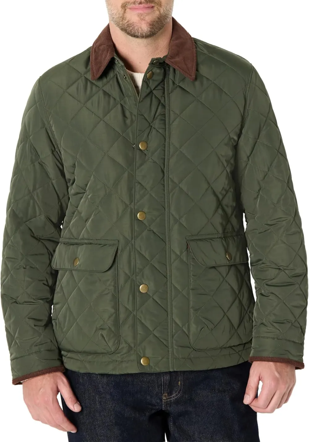 Amazon Essentials Men's Relaxed Fit Quilted Midweight Jacket