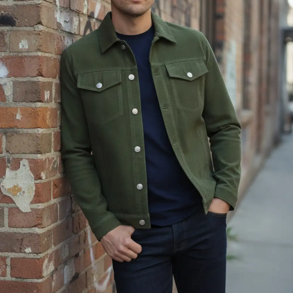 Suede Trucker Jacket