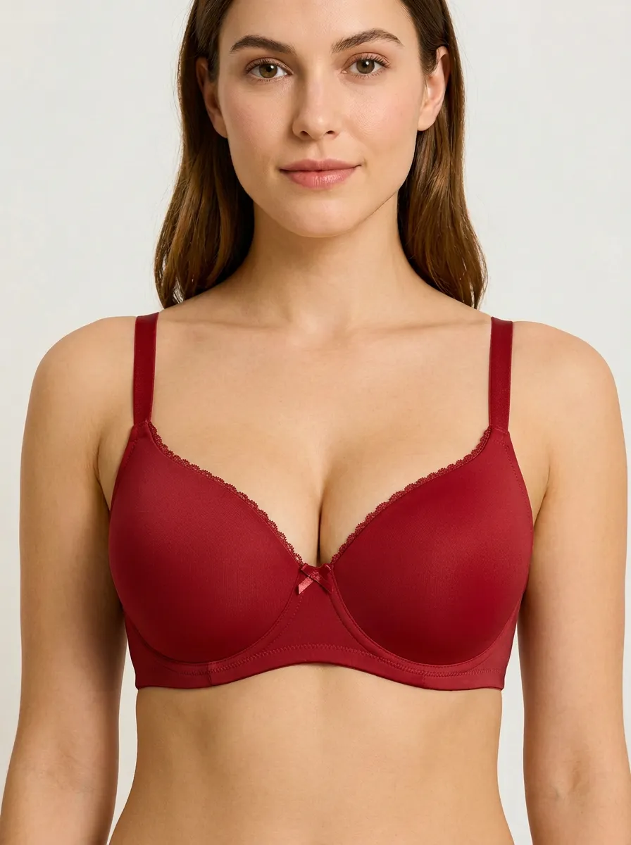 Women's Classic Padded Bow-Detail Bra