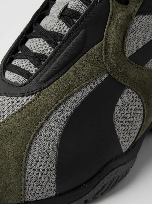 Men's Urban Sneaker Graphic Olive Grey