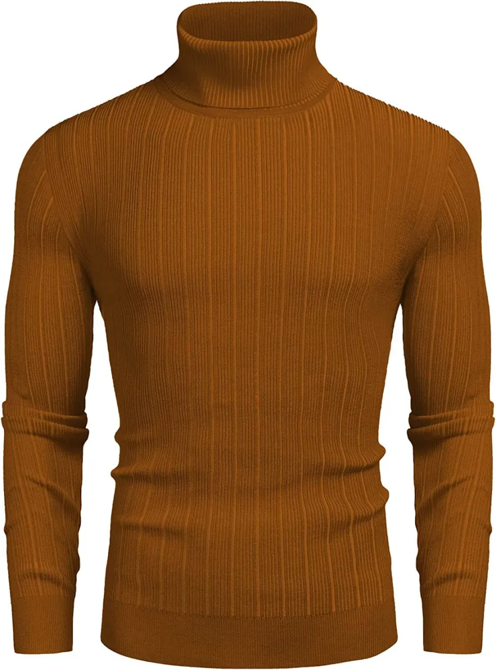 Slim Fit Knitted High Neck Pullover Sweaters Jeans