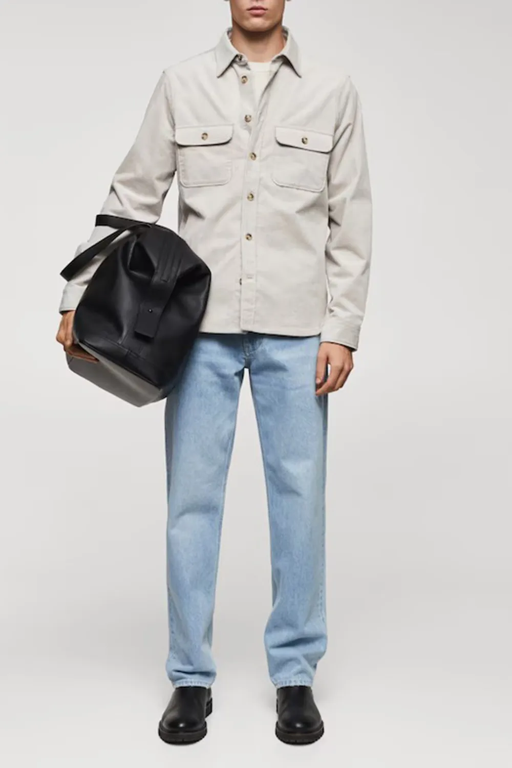 Corduroy Pockets Overshirt