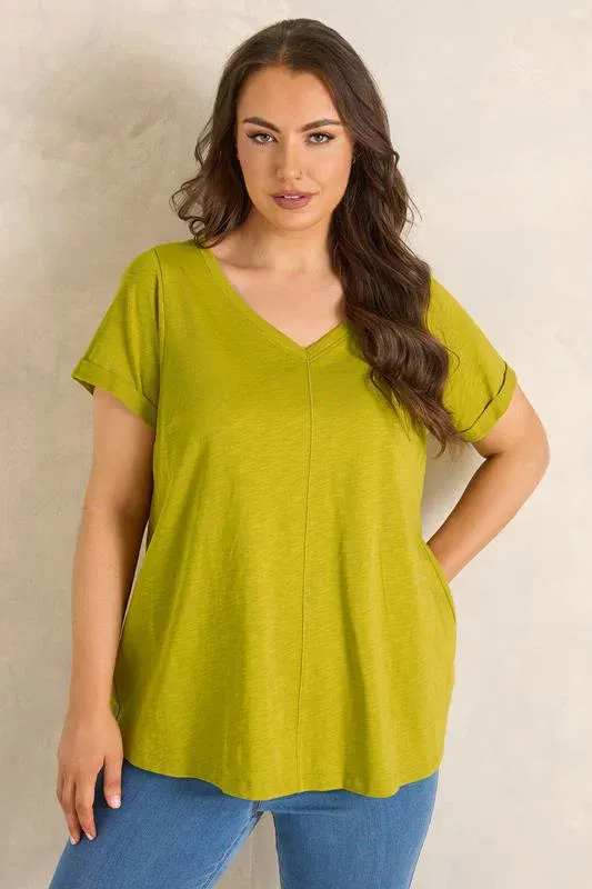 Chartreuse Green Premium Cotton Short Sleeve T-Shirt