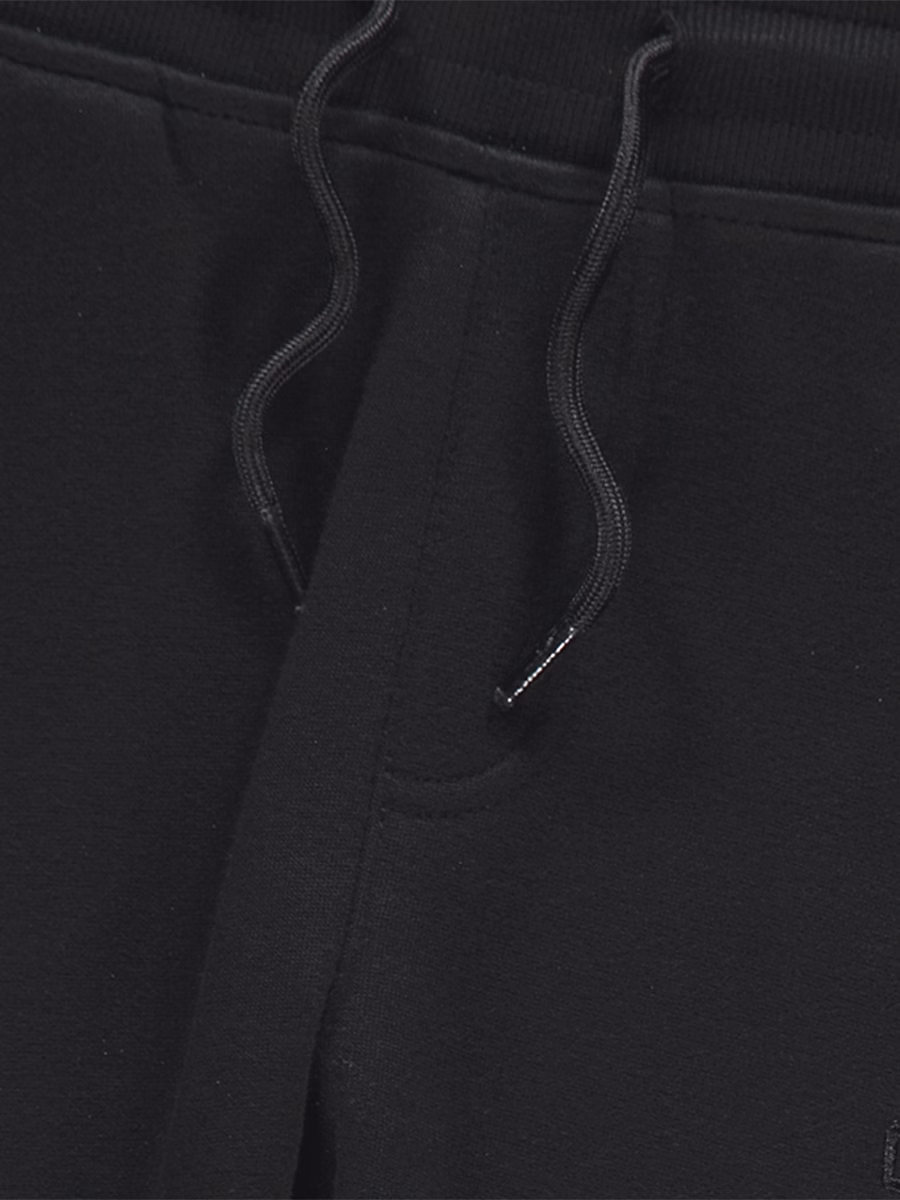 Black Cuffed Joggers detail 1