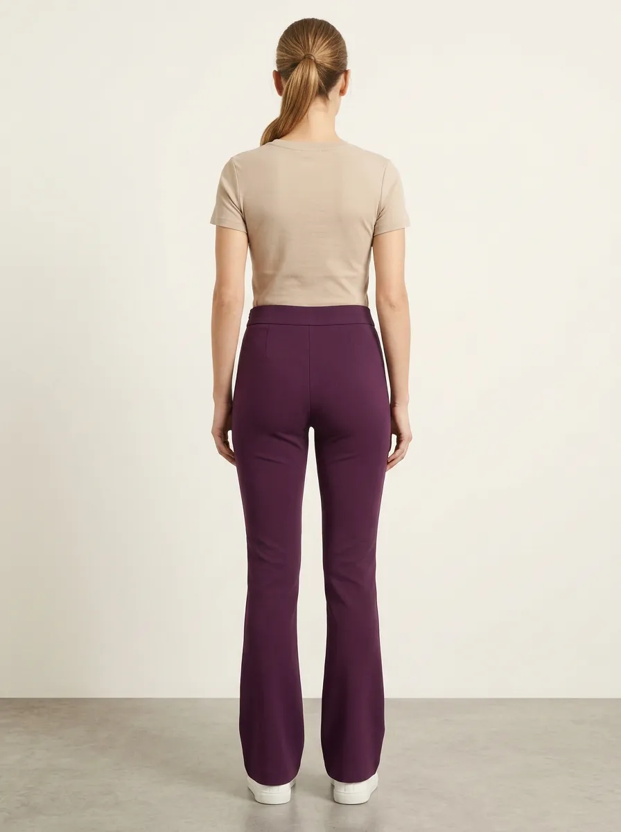 Women's High-Rise Flare Trousers