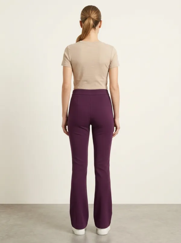 Women's High-Rise Flare Trousers