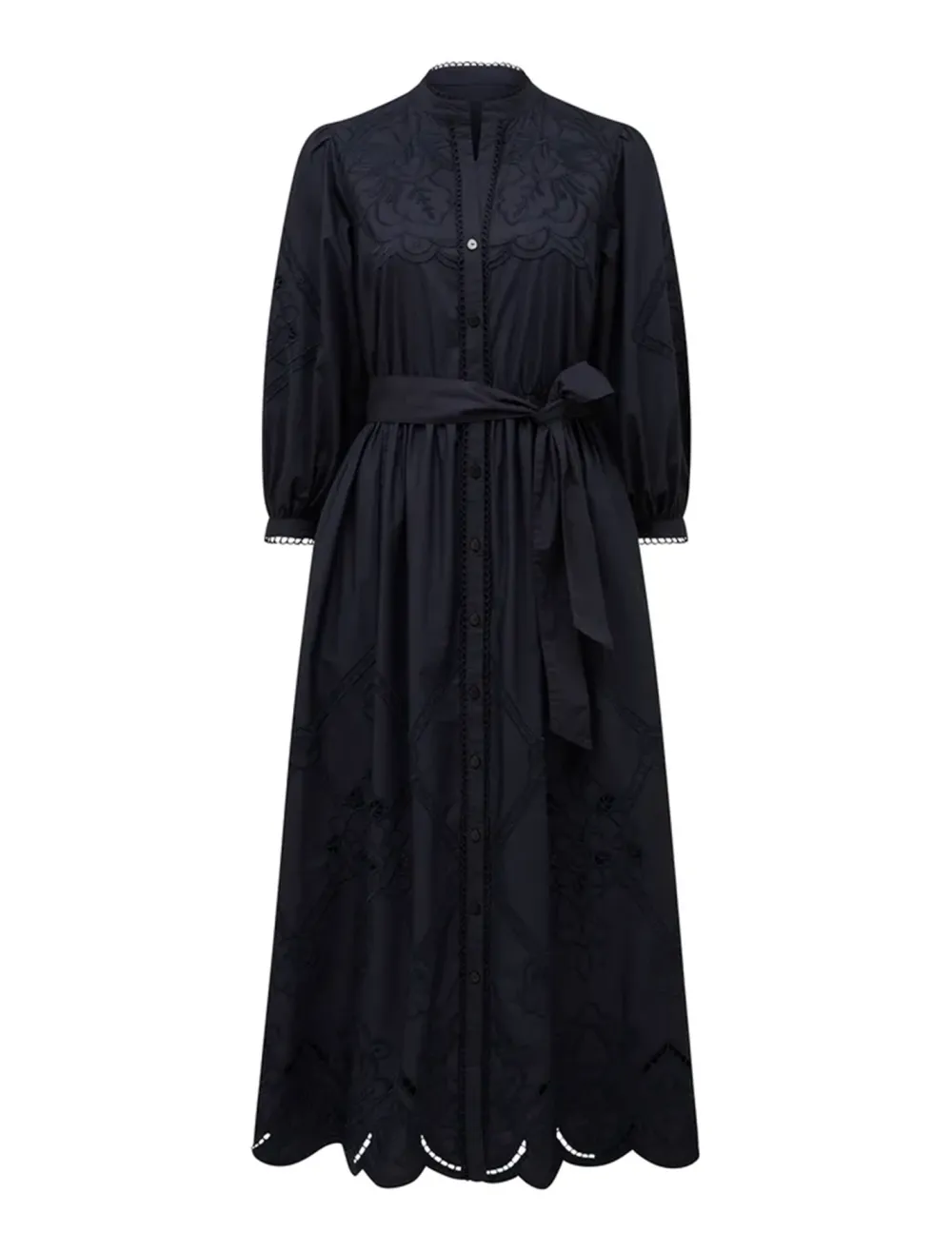 Solid Color Midi Dress
