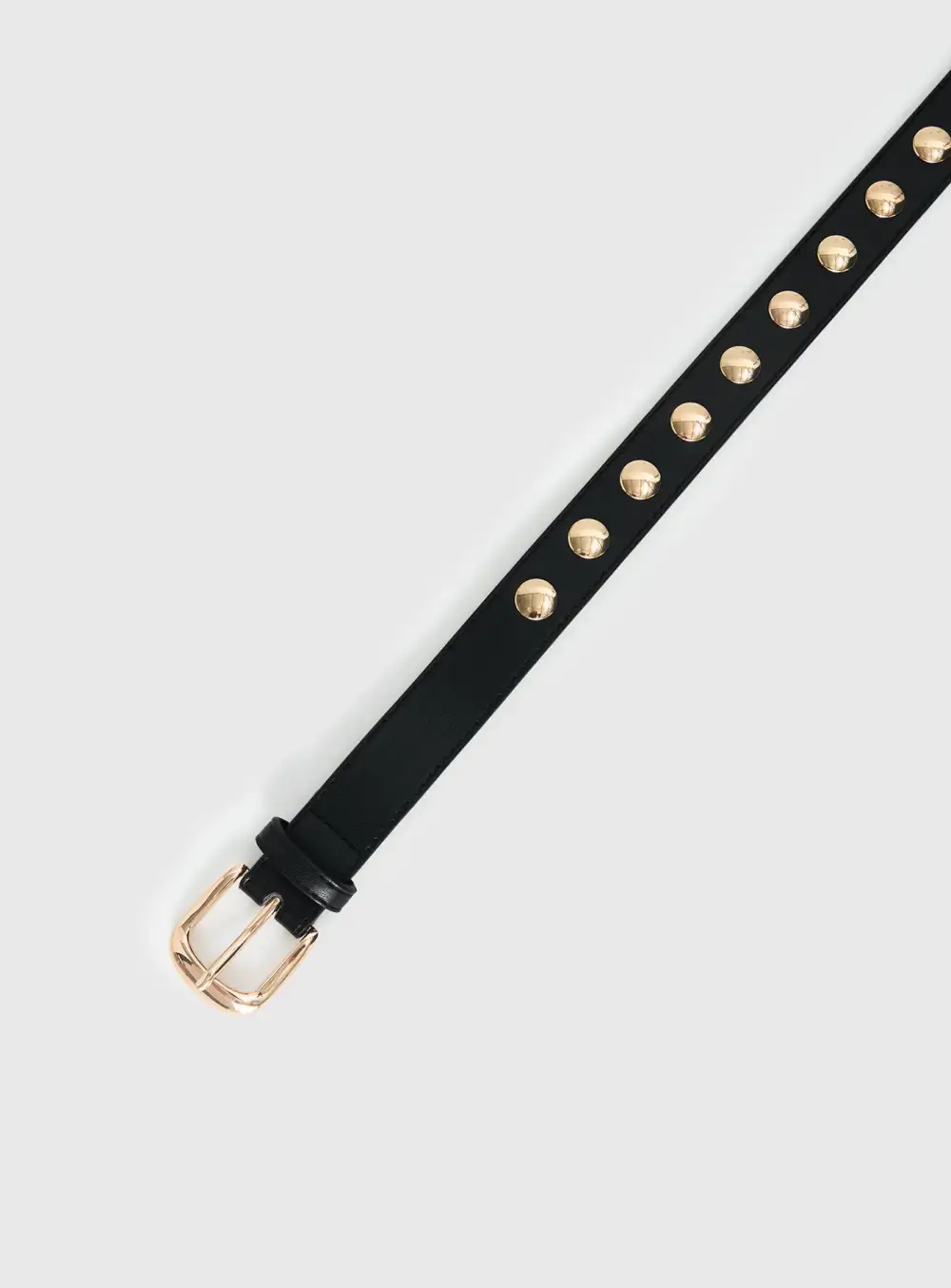 Layered Studded Buckle Belt