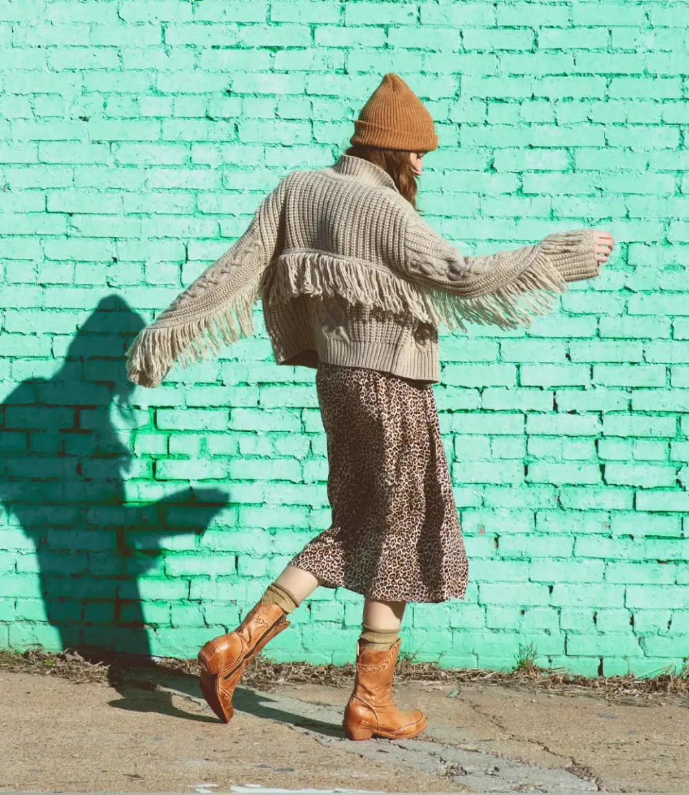Square-Toe Apron-Toe Western Boots