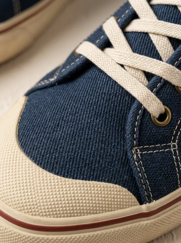 Modern Botanical Leaf Silhouette Men's Canvas Shoes