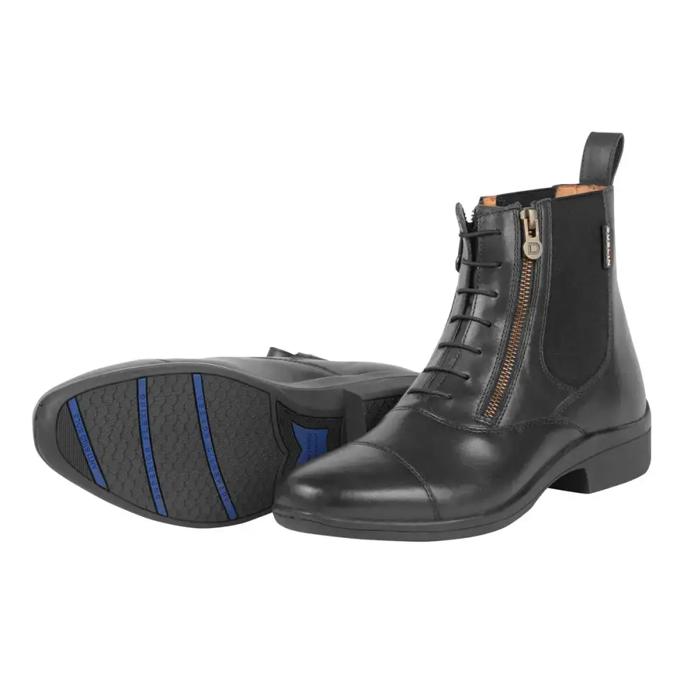 Modern Zip Leather Paddock Boots
