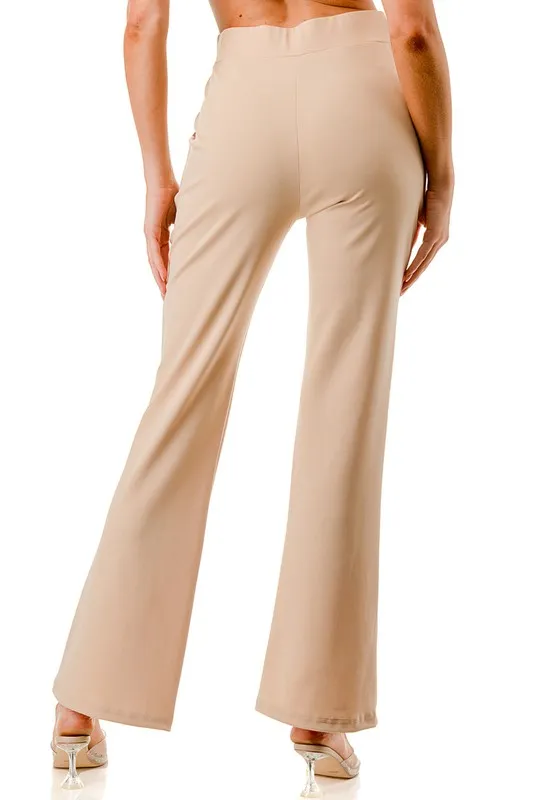 Flared Cropped Pants