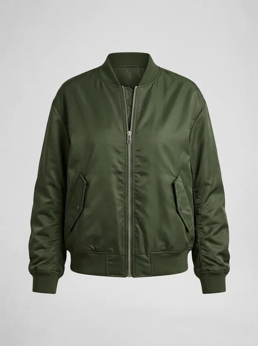 Classic Bomber Women's Casual Jacket
