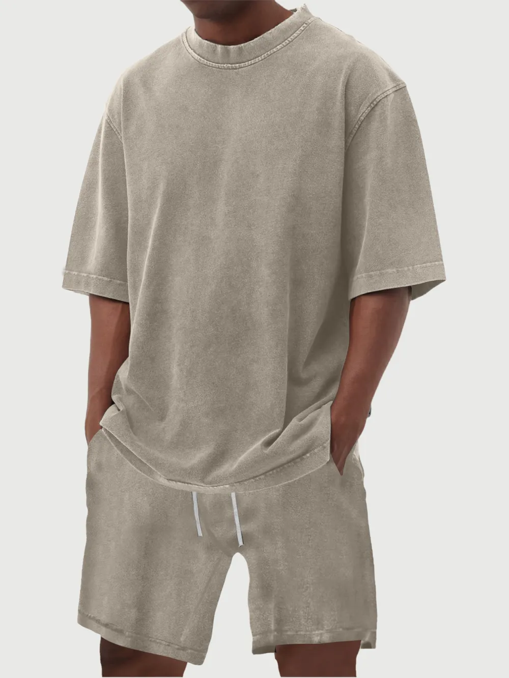 Everyday Structured Garment Washed Set