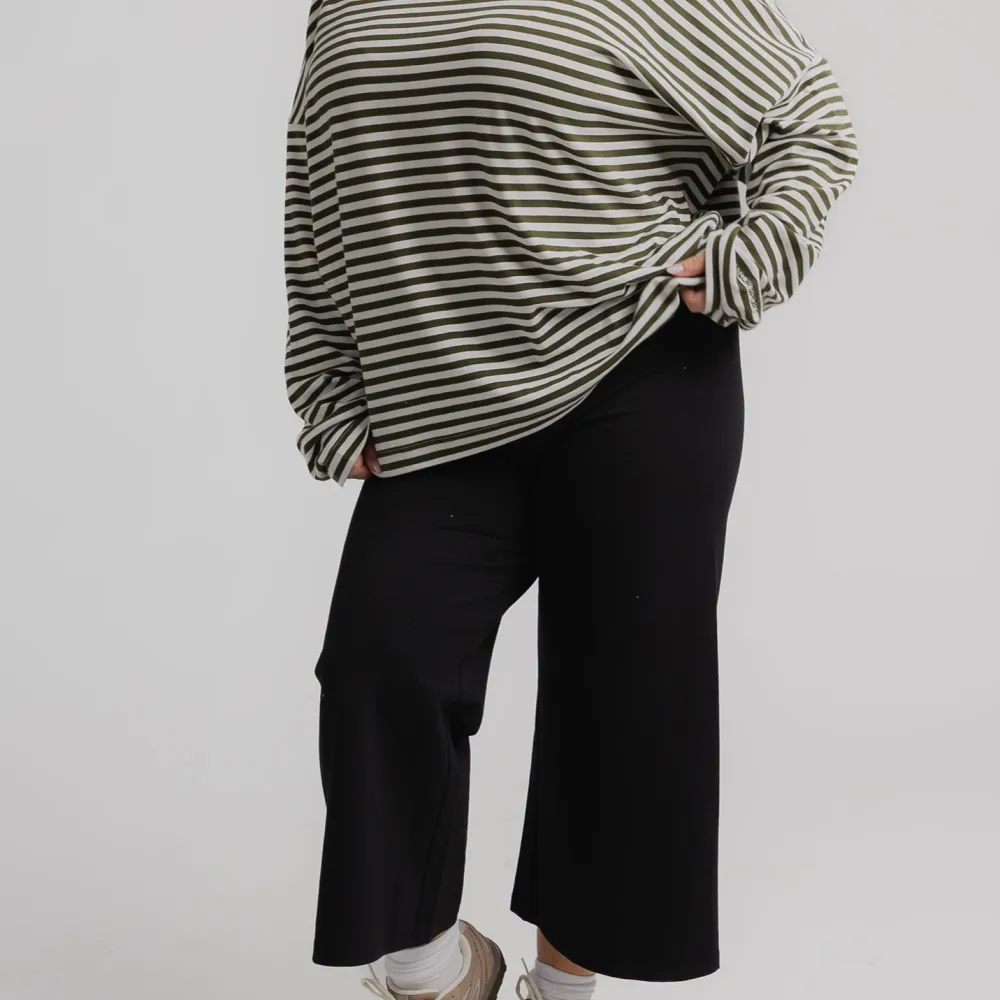 Wide Leg Straight Leg Flow Pants