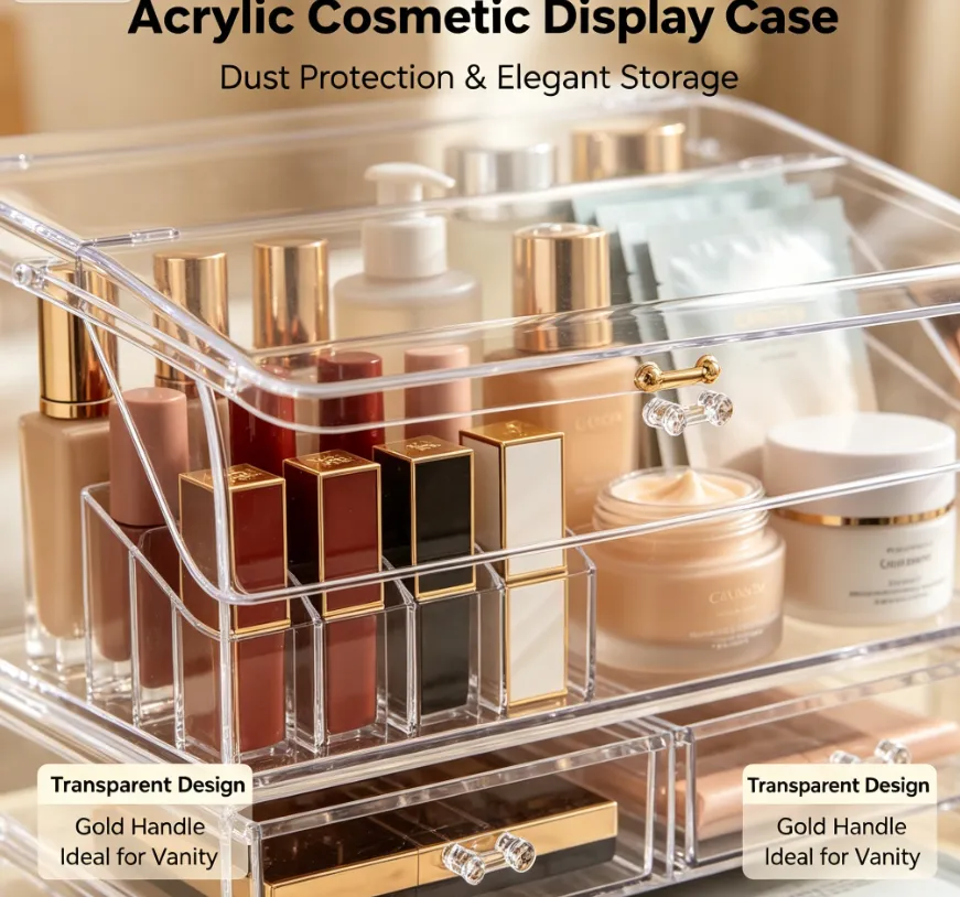 Multi-Layer Acrylic Cosmetic Storage Organizer