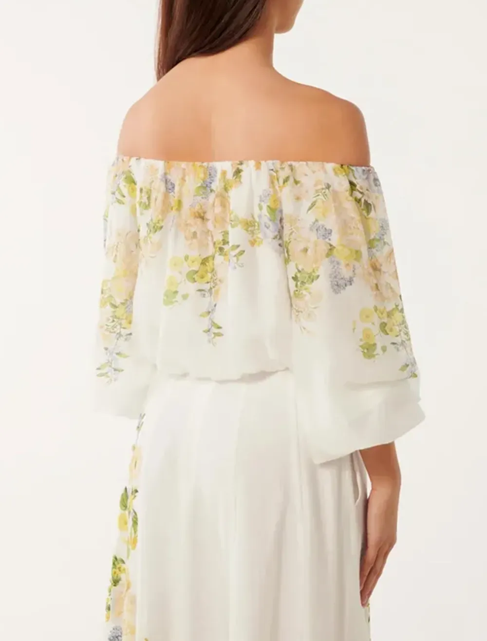 Long Sleeve Off Shoulder Blouse
