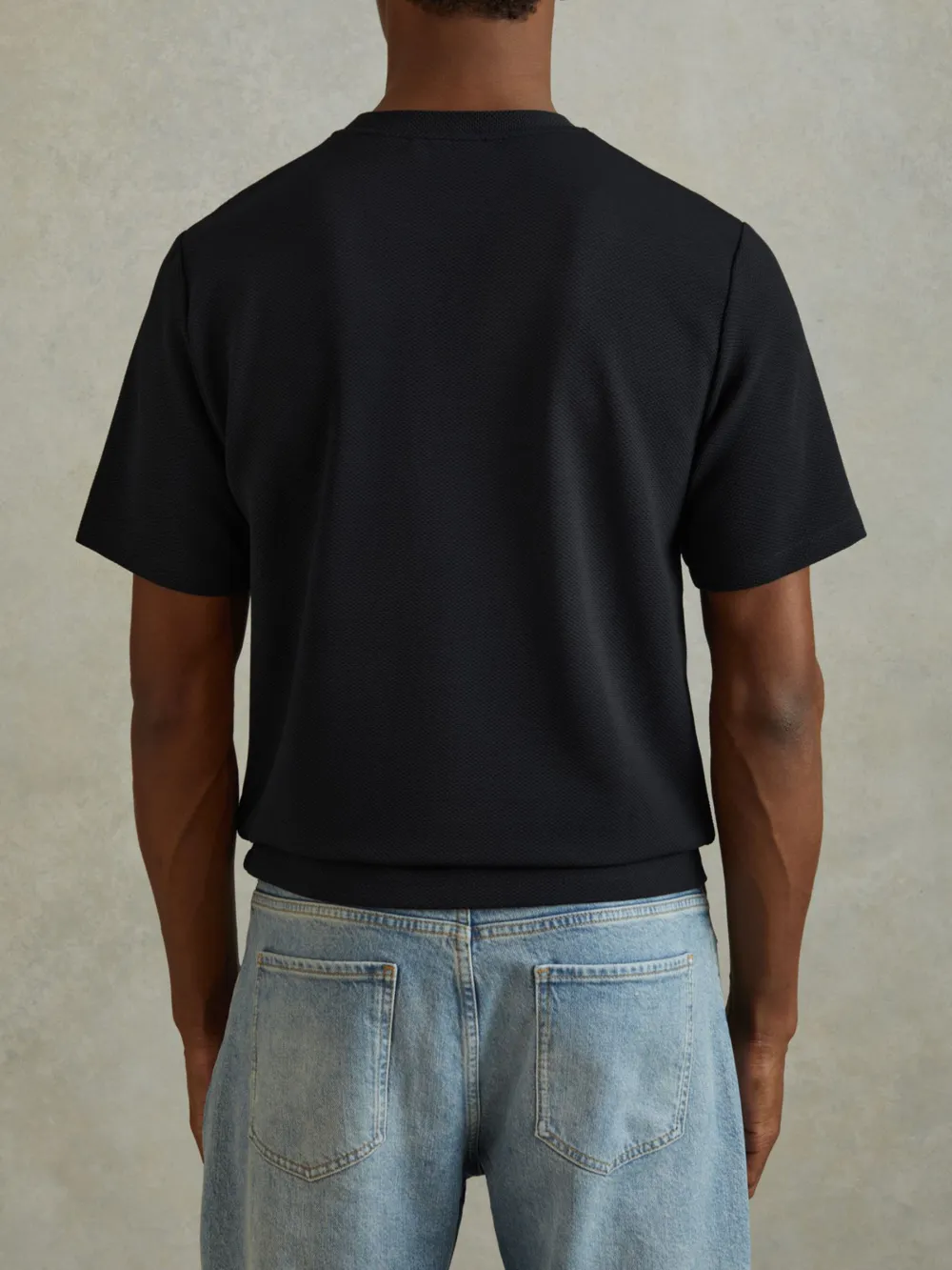 Nylon Breathable Round Neck Solid Color Short Sleeves