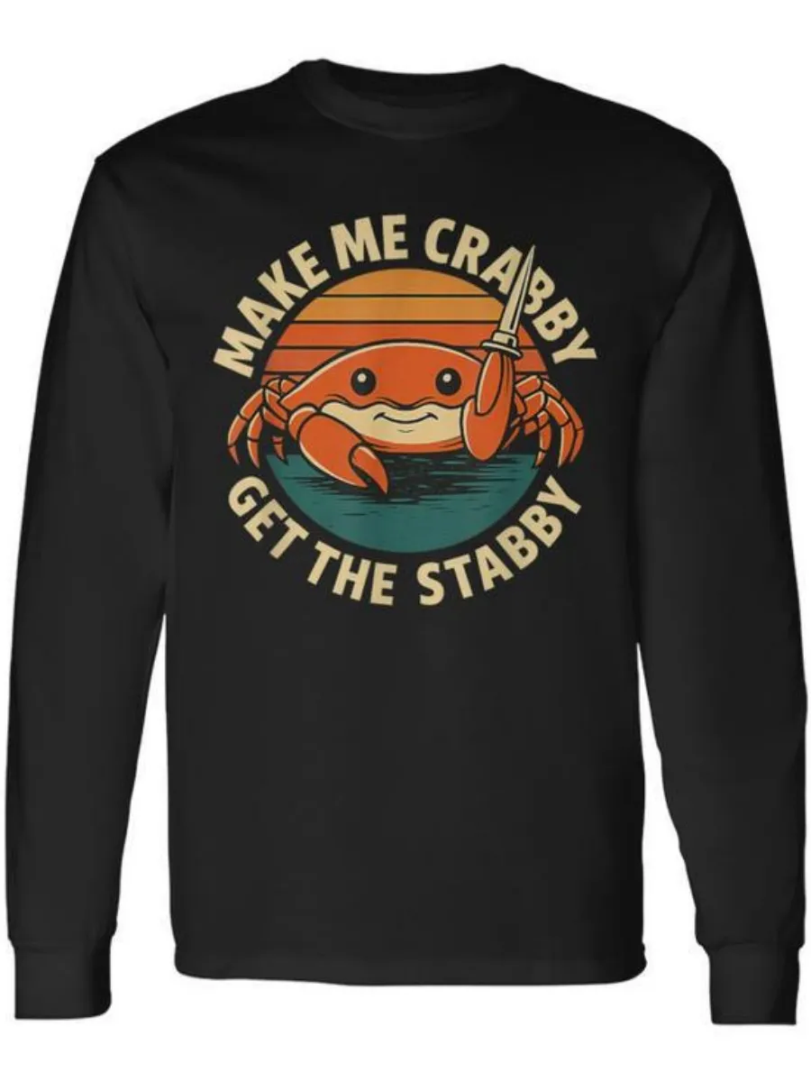 Funny Crab Printed T-Shirt