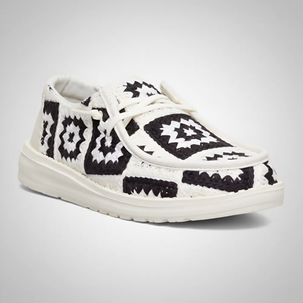 Crochet Patchwork Slip On Casual Comfort Shoes For Women
