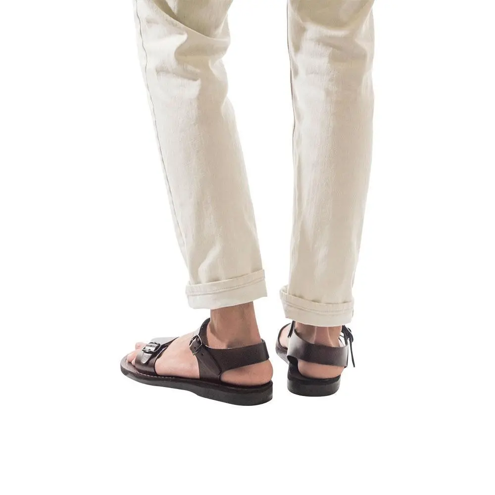 Leather Adjustable Buckle Sandals