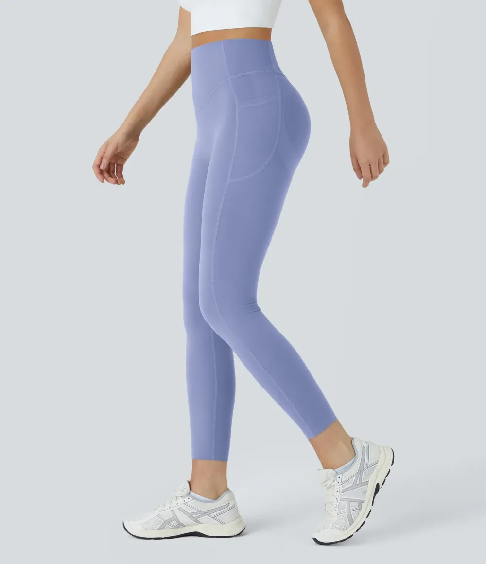  SoCinched High Waisted Scrunch Butt Lifting Tummy Control Side Pocket Shaping Training UltraSculpt Leggings - Stretchy Fit for Women, For Gym & Summer Workouts #Summer