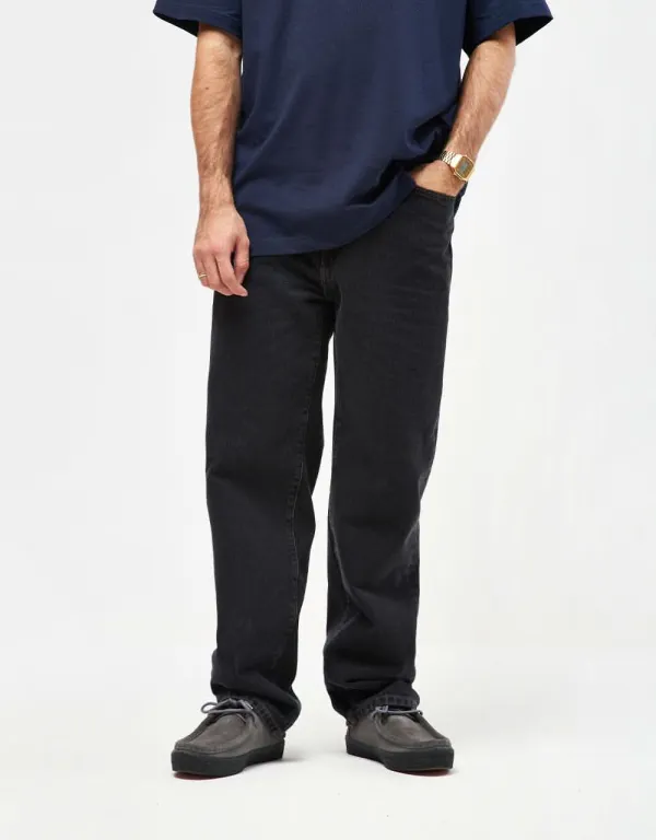 Everyday Stone Washed Relaxed Denim Jeans