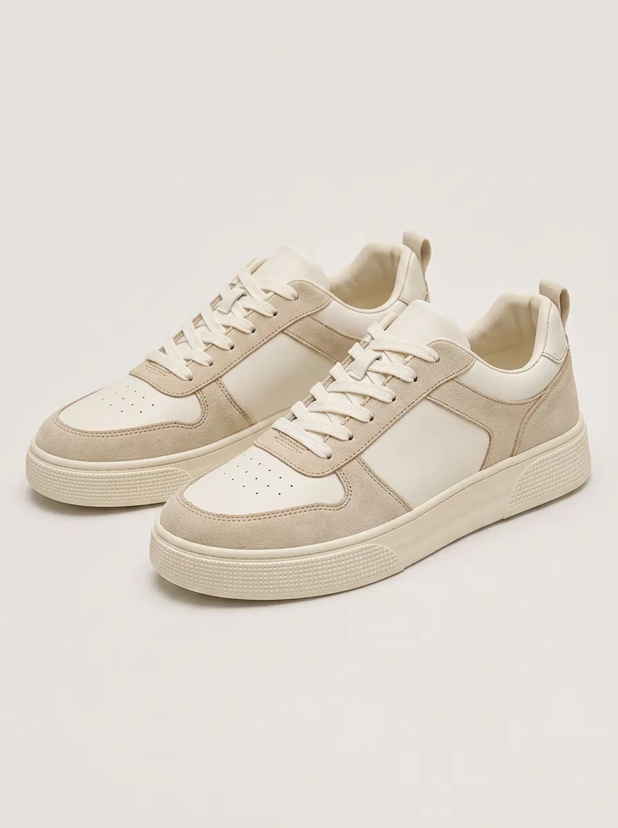 Men's Creative Casual Minimalist Patchwork Modern Skate Shoes