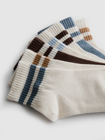 7pk Cotton Rich Ribbed Quarter Sports Socks detail 1