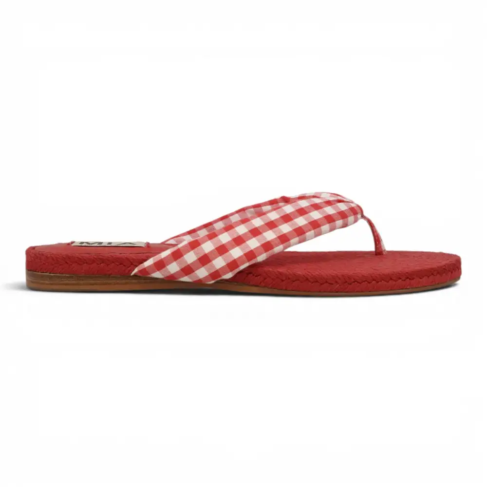 Aleena Gingham Breeze Thong Sandal