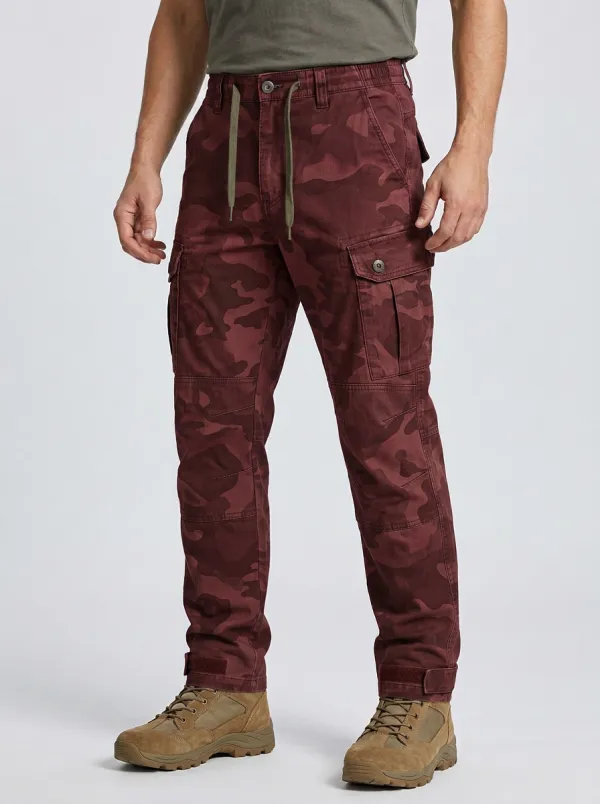 Men's Military Tactical Camouflage Printed Cargo Pants