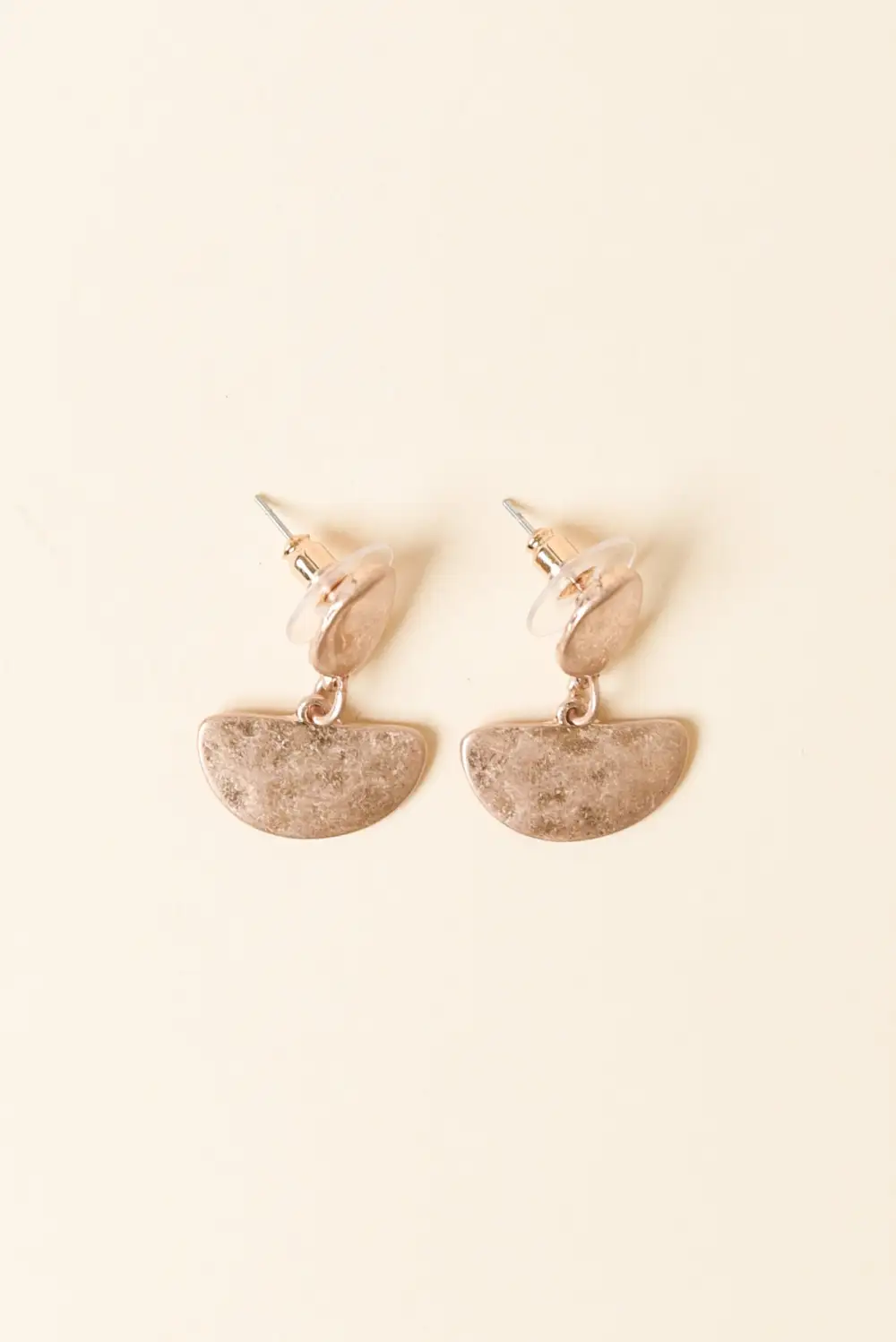 Oval Drop Geometric Earrings