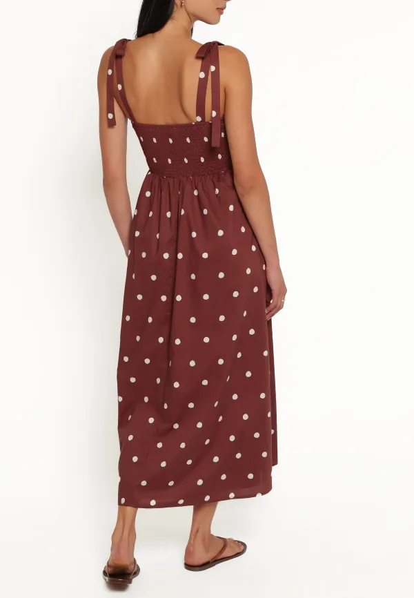 Sleeveless Square Neck Midi Dress