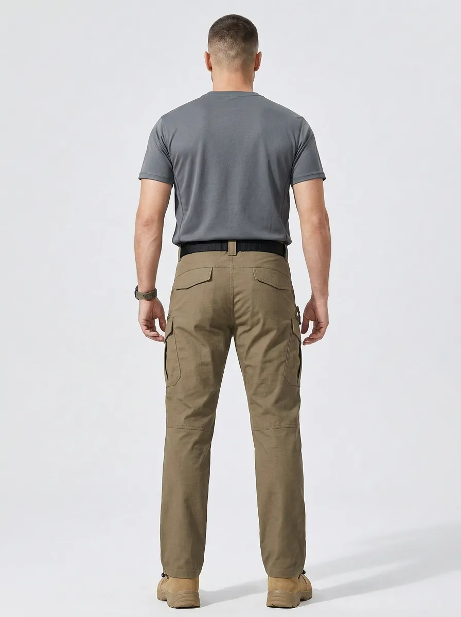 Minimal Practical Men's Multi-Pocket Waterproof Tactical Cargo Pants